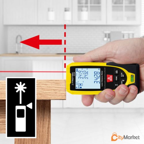 მანძილმზომი 120მ ლაზერული მანძილის საზომი