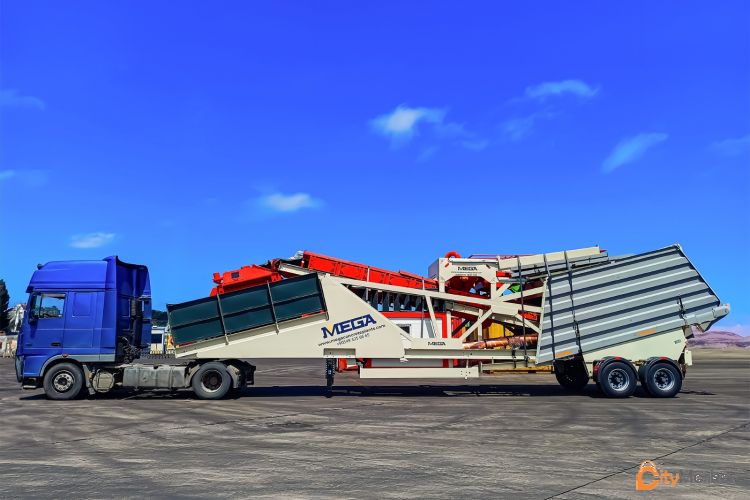 მობილური ბეტონის ქარხანა- 100 მ³ - სწრაფი მიწოდება