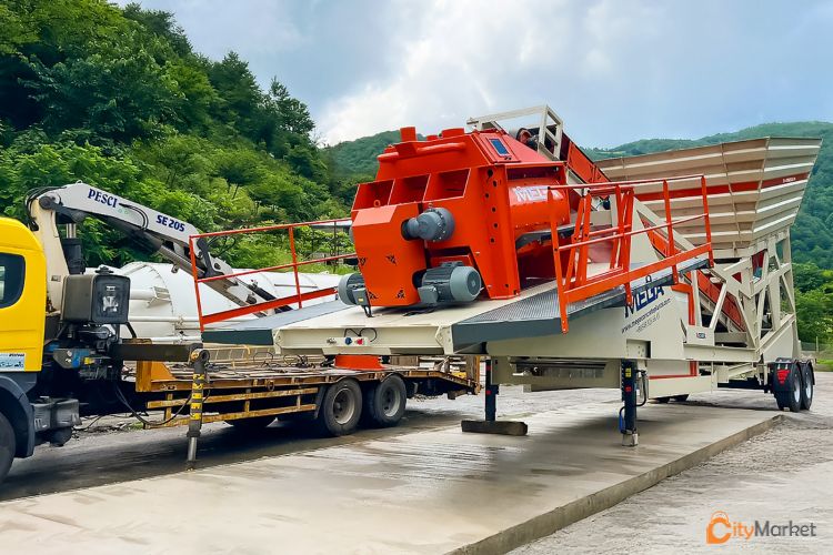 მობილური ბეტონის ქარხანა -100 მ³- სწრაფი მიწოდება